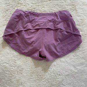 Pink lululemon shorts